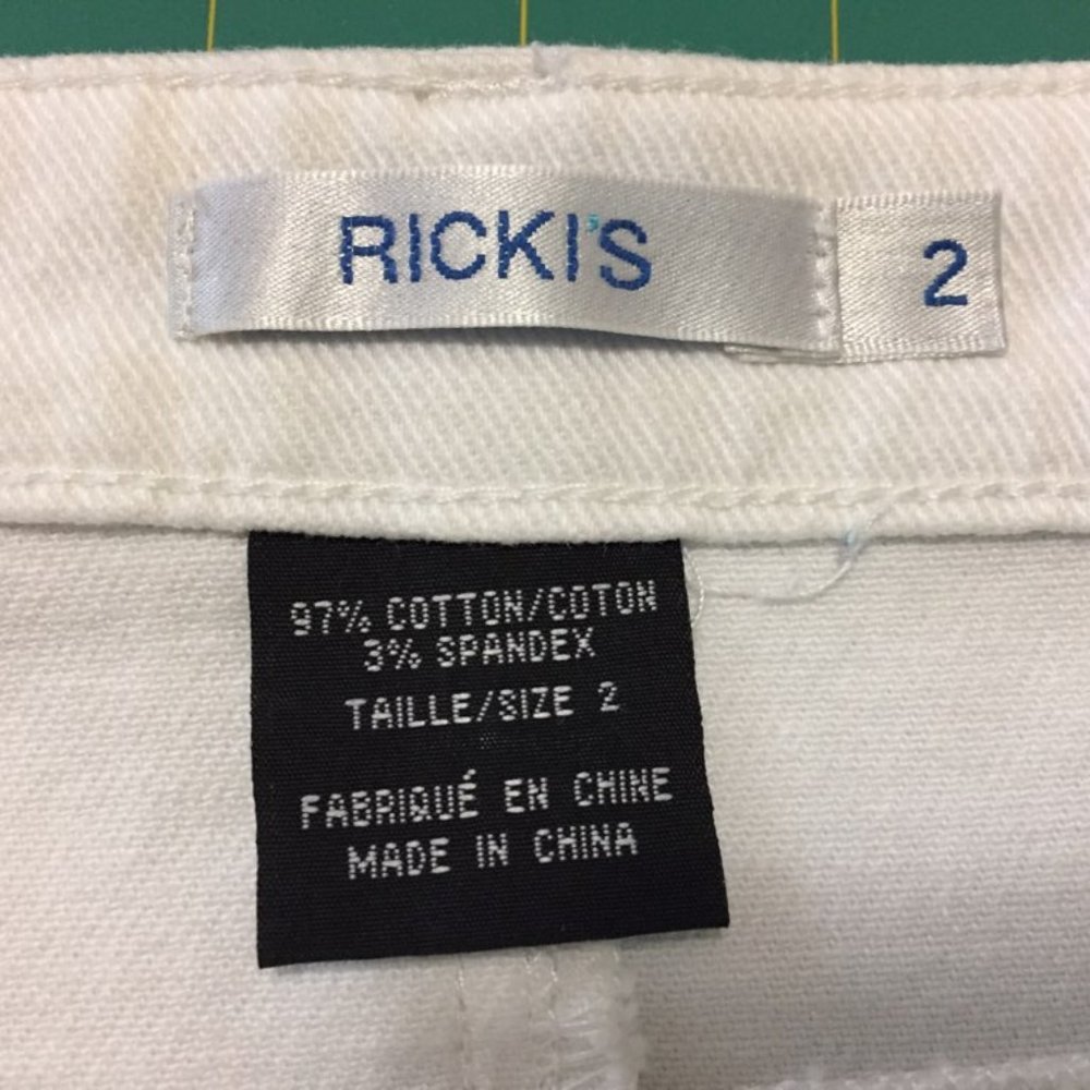 Ricki's White Denim Skirt - Picture 3 of 3